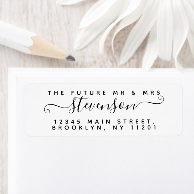 Elegante Kalligrafie Script Future MR MRS. Wedding (Insitu)