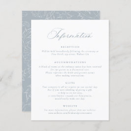 Elegante Kalligrafie-Skripteinträge Einladung