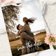 Elegante Kalligrafie Wedding Save the Date Foto Postkarte (Von Creator hochgeladen)