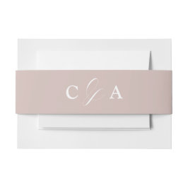 Elegante Kalligraphie, Dusty Pink Wedding Bly Band