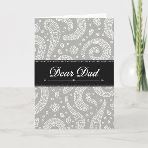 Elegante Karte zum Vatertag für den lieben Vater