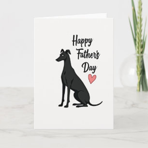 Elegante Karte zum Vatertag für Hundebesitzer