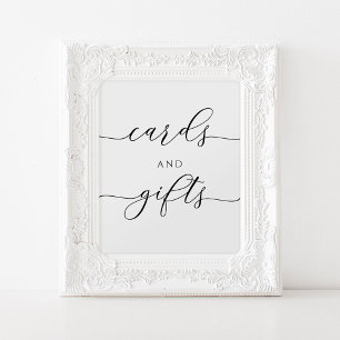 Elegante Karten und Geschenke-Schildkröte Poster