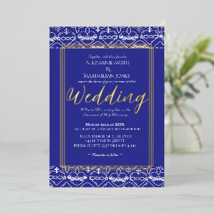 Elegante katholische Einladung zur Hochzeit
