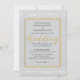 Elegante katholische Einladung zur Hochzeit