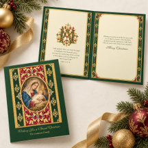 Elegante katholische gesegnete Mutter und Jesus