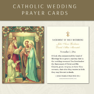 Elegante katholische Mary & Joseph Wedding Holy Ca