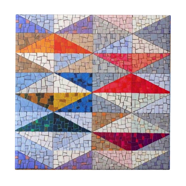 Elegante Keramik Tiles, die wie Mosaik aussehen Fliese (Vorderseite)