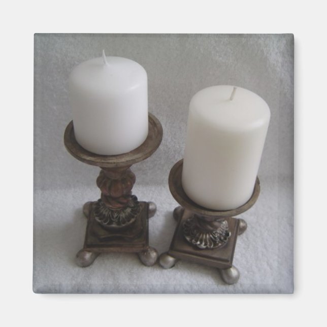 Elegante Kerzenständer Magnet (Vorne)