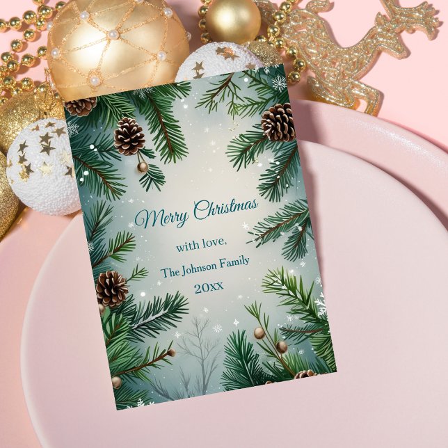 Elegante Kiefern & Zapfen Weihnachten (Von Creator hochgeladen)