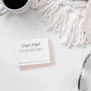 Elegante Kinderduschmaschine Windelwanne Begleitkarte