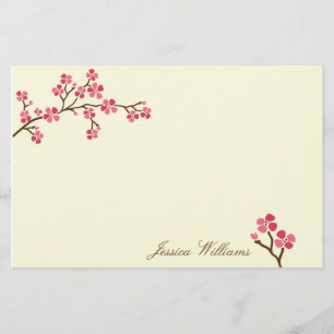 Elegante Kirschblüte Briefpapier