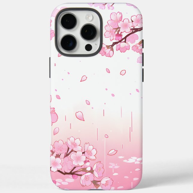 Elegante Kirschblüte Case-Mate iPhone Hülle (Rückseite)