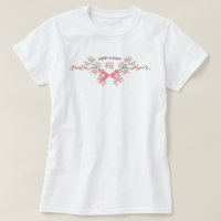 Elegante Kirschblüten-Sakura mit rosa Schleife