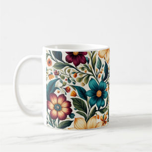 Elegante Klasse Schöne Farbenfrohe Kunst, Dichtung Kaffeetasse