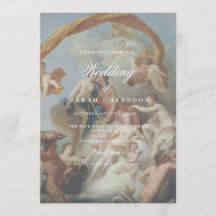 Elegante klassische alte Malerei Hochzeit