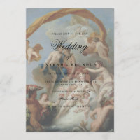 Elegante klassische alte Malerei Hochzeit