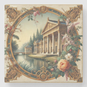 Elegante klassische Ästhetik - Zeitlose Schönheit Steinuntersetzer
