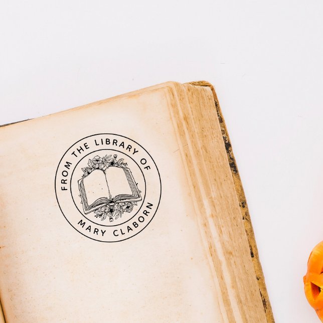 Elegante klassische Blume aus der Bibliothek Gummistempel (Von Creator hochgeladen)