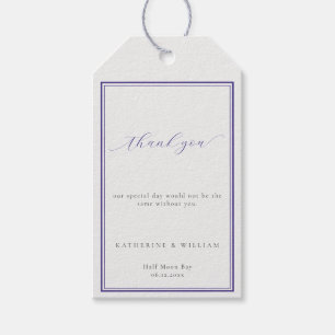 Elegante klassische Doppelrahmen-Hochzeit der Mari Geschenkanhänger