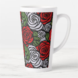 Elegante klassische Floral Trendy Chic Stilvolle R Milchtasse