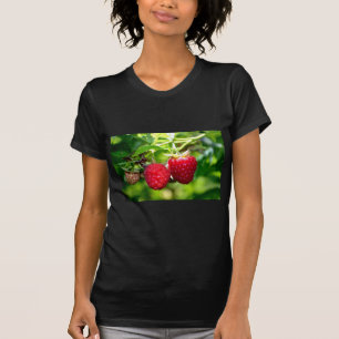 Elegante klassische Himbeeren T-Shirt