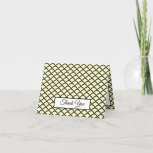 elegante klassische Jakobsmuschel Vintage Retro da Dankeskarte