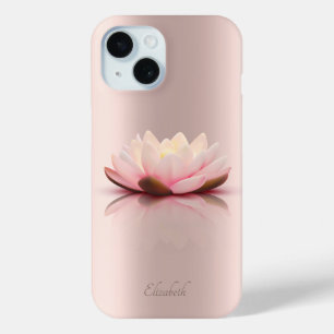 Elegante klassische Lotusblume Roségold Case-Mate iPhone Hülle