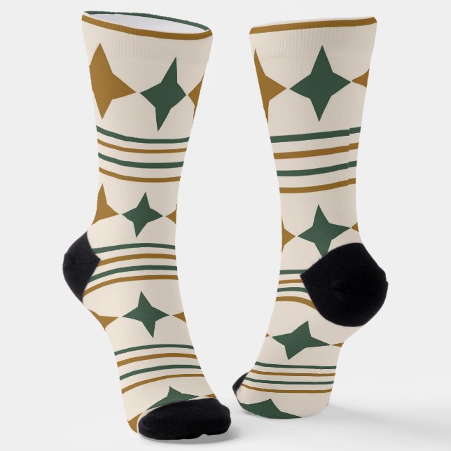 Elegante klassische moderne Sternexplosionen aus d Socken (Gewinkelt)