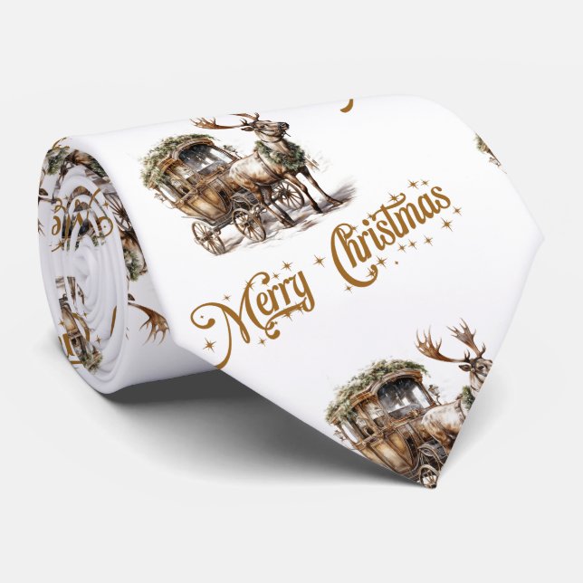 Elegante klassische Pastellgrün und goldene Weihna Krawatte (Gerollt)