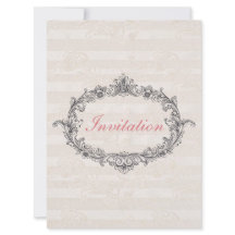 Elegante klassische Personalisierte Hochzeitseinla