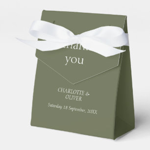 Elegante klassische Vorlage für Hochzeitsgunstbox- Geschenkschachtel