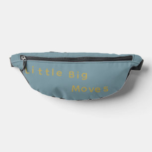 Elegante Kleine Große Bewegungen Drucken Nähen Bau Bauchtasche