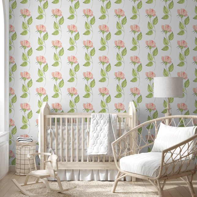 Elegante Kletterblumen Tapete (Kinder)