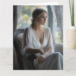 Elegante Kombination: Aquarellkarte Karte