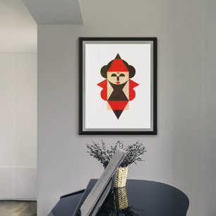 Elegante Königin Leinwanddruck