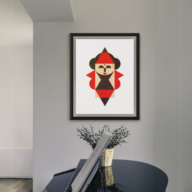 Elegante Königin Leinwanddruck (art print hanging by a piano)