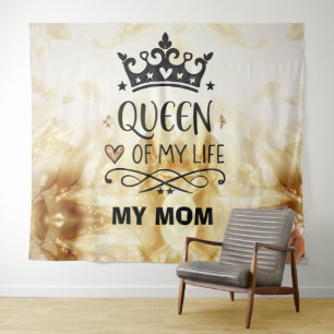 Elegante Königin meines Lebens - meine Mutter  Wandteppich