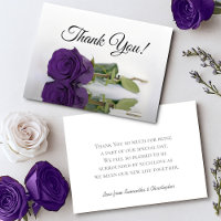 Elegante königliche violette gespiegelte Rose einf
