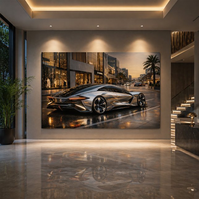Elegante Konzept-Supercar-Wanddekoration Karte (Von Creator hochgeladen)
