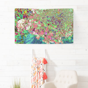 Elegante Korallen und Chartreuse Limelight Hydrang Banner