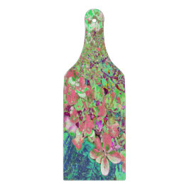 Elegante Korallen und Chartreuse Limelight Hydrang Schneidebrett