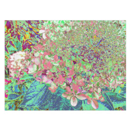 Elegante Korallen und Chartreuse Limelight Hydrang Tischdecke