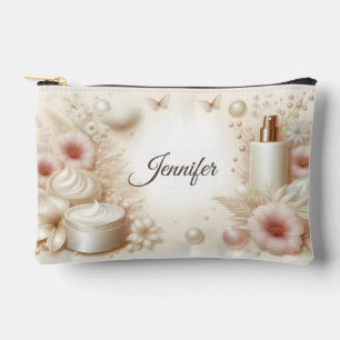 Elegante Kosmetiktasche mit floralem Design für Pr Zubehörtasche