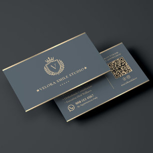 Elegante kosmetische zahnärztliche Ästhetik-Smile- Visitenkarte