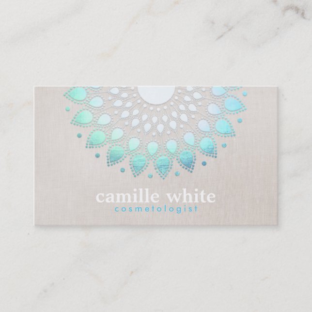 Elegante Kosmetologie Visitenkarte (Vorderseite)