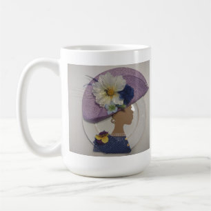 ELEGANTE KRONE - LAVENDEL KAFFEETASSE