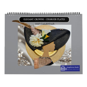ELEGANTE KRÖNEN CHARGERTELLER 2027 Kalender