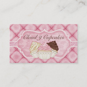 Elegante Kuchen-Visitenkarte Visitenkarte
