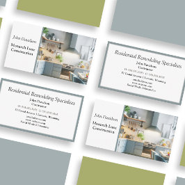 Elegante Küchenumbauung Visitenkarte